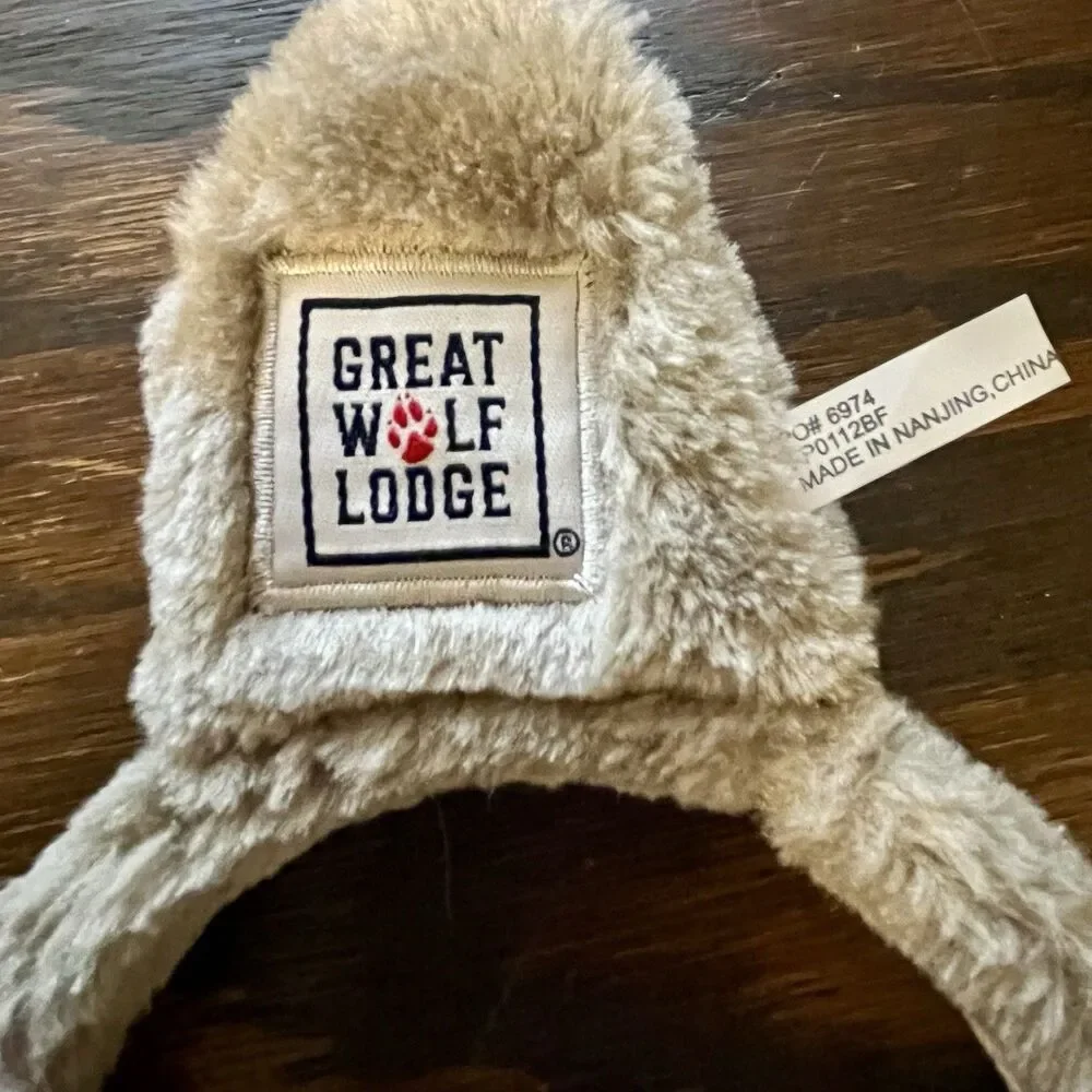 Set of 2 Great Wolf Lodge Wolf Ears Headbands Youth Child Size